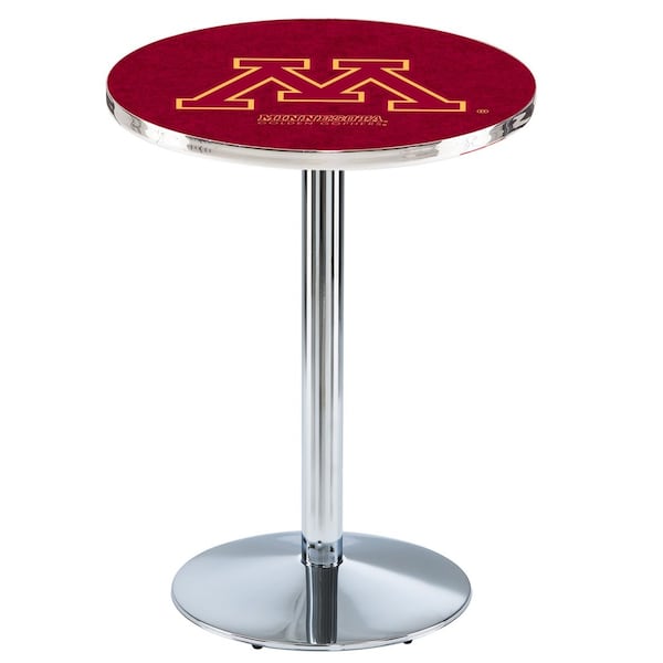 42" Chrome Minnesota Pub Table